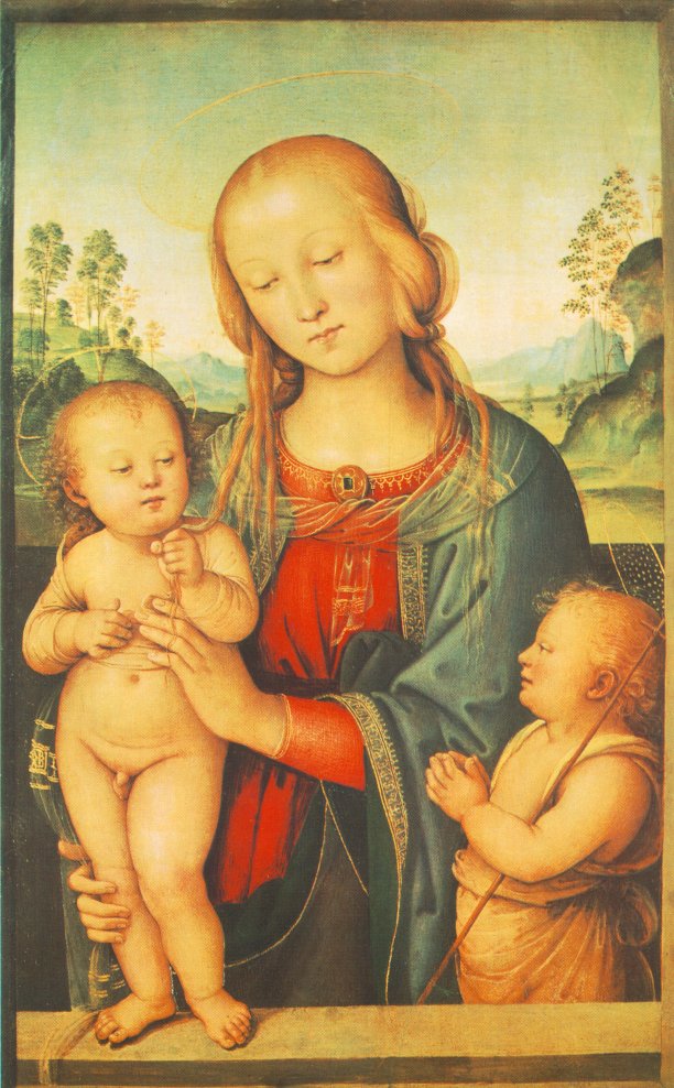 Madonna with Child and Little St John a